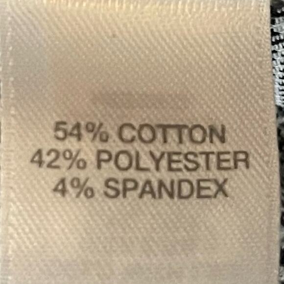 J Jill Black White Pleated Plaid Academia Office Career Top NWOT Size L - Picture 9 of 11